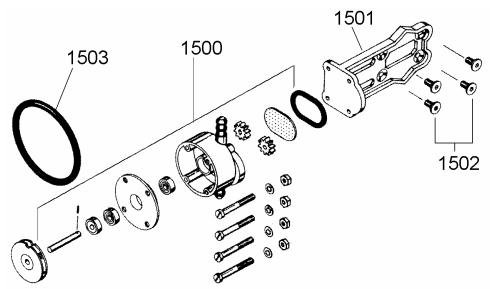 MVVS 58 IRS - After every 5 running hours exchange the pump strap. - 2