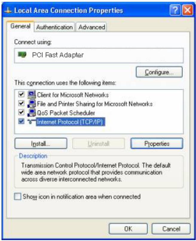 AIRLIVE WN-300R - Checking TCP/IP Settings - Windows XP - 1