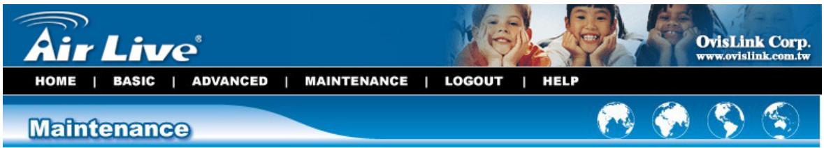 AIRLIVE MU-5000FS - Maintenance  Configuration - 1