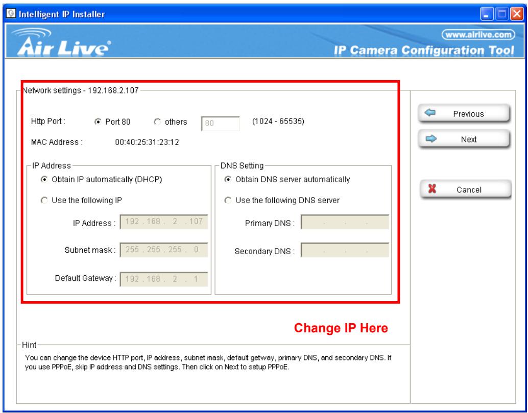 AIRLIVE POE-200CAM - Camera Installation - 4