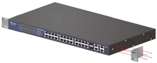 AIRLIVE POE-FSH2442G - Rack Mounting - 1