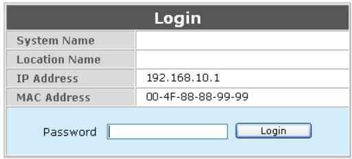 AIRLIVE POE-FSH2442G - Login - 2