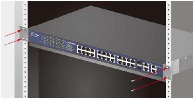 AIRLIVE POE-FSH2442G - Rack Mounting - 2