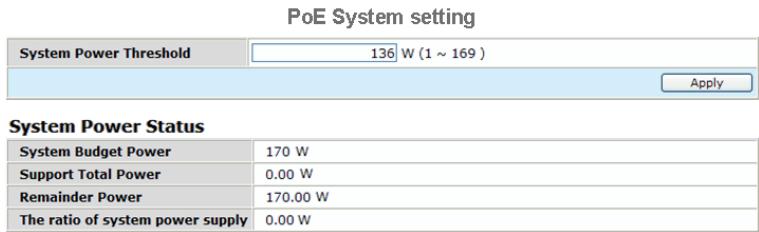 AIRLIVE POE-FSH2442G - PoE System Setting - 1