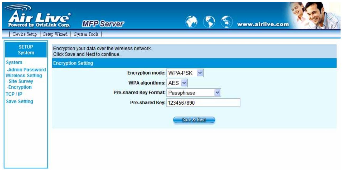 AIRLIVE WFP-151U - WPA-PSK Security Mode - 1