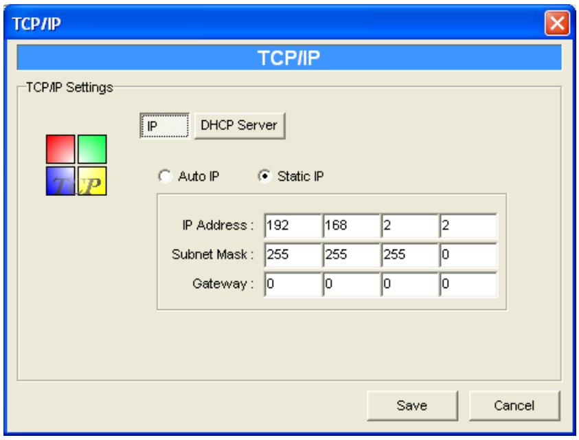 AIRLIVE WFP-151U - TCP/IP Configuration - 1