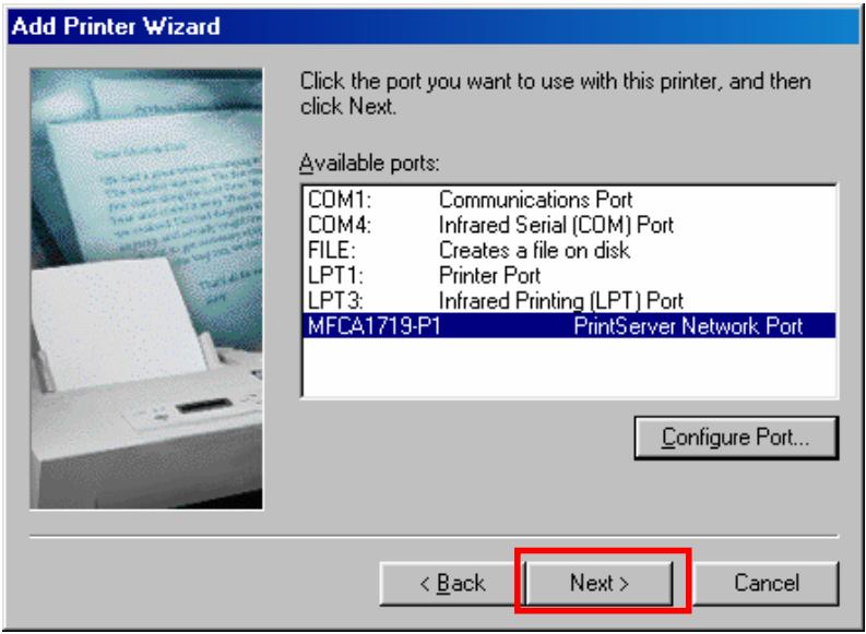 AIRLIVE WFP-151U - Add Printer Wizard - 4