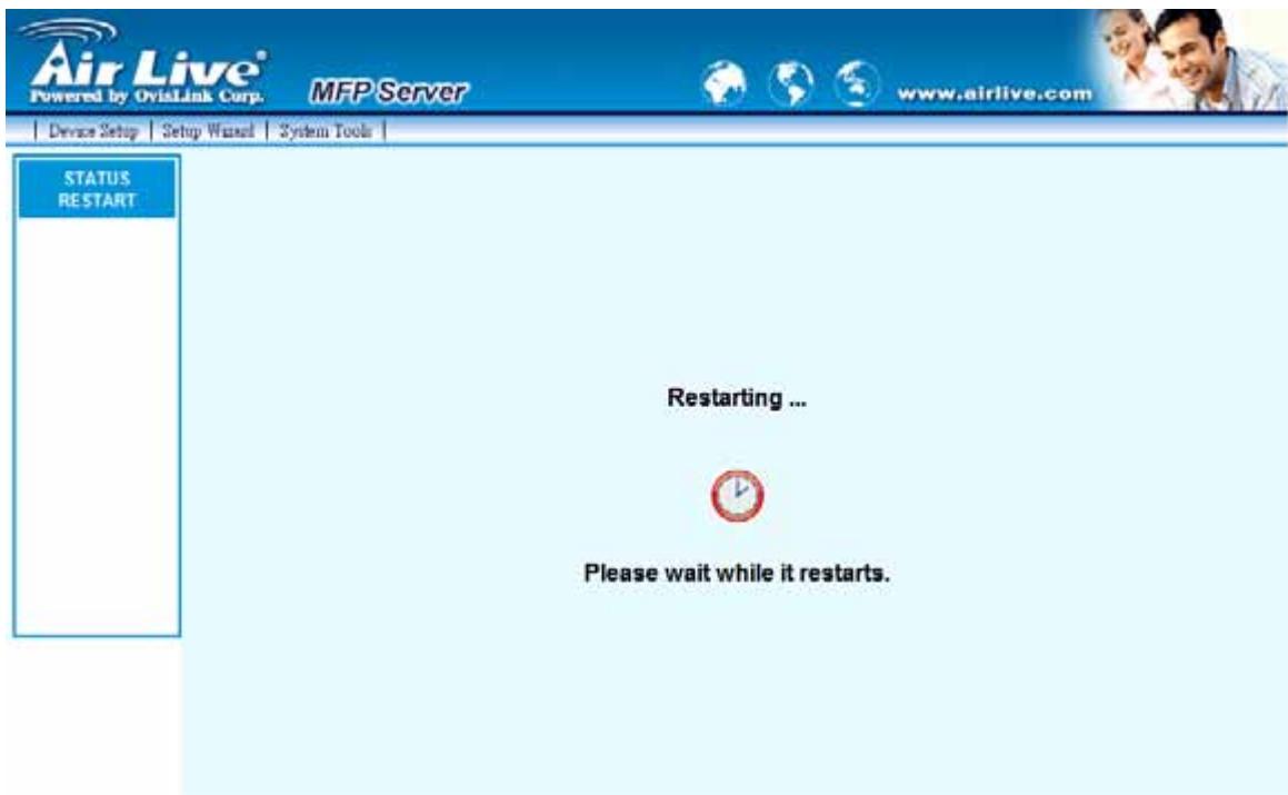 AIRLIVE WFP-151U - Save Setting - 1