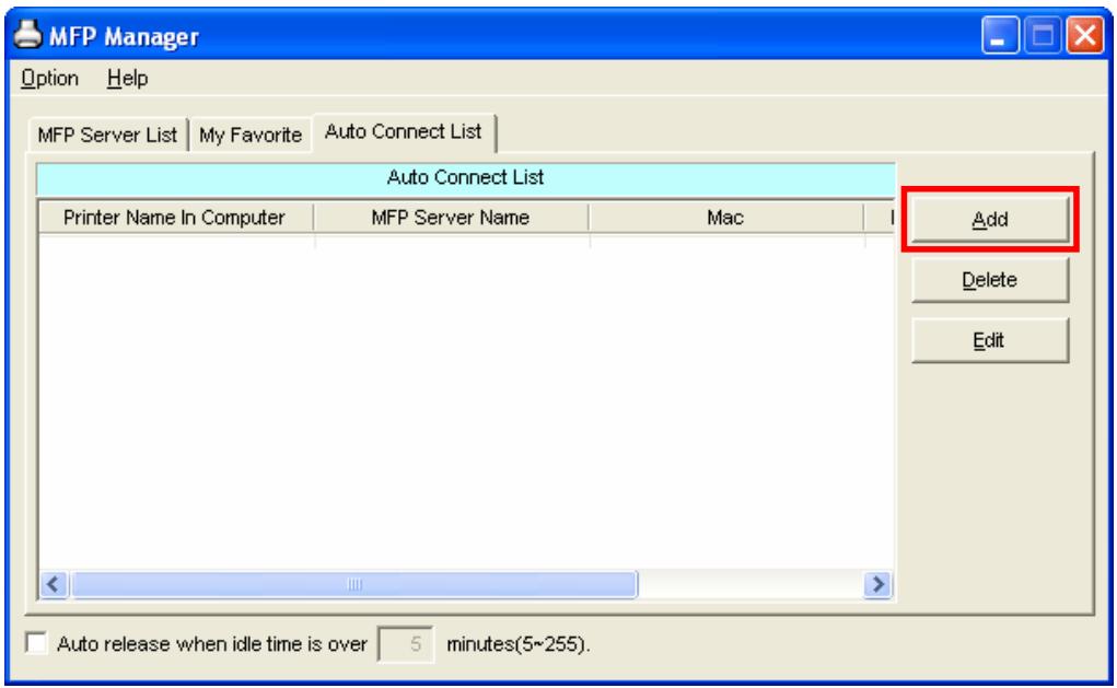 AIRLIVE WFP-151U - Auto Connect List - 1