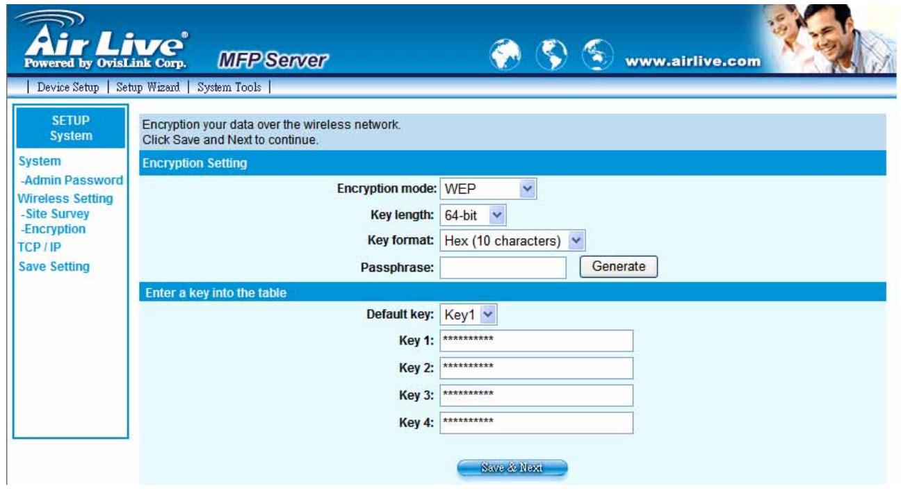 AIRLIVE WFP-151U - Encryption - 1