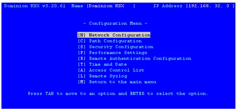 DAXTEN DOMINION KSX - Network Configuration - 1