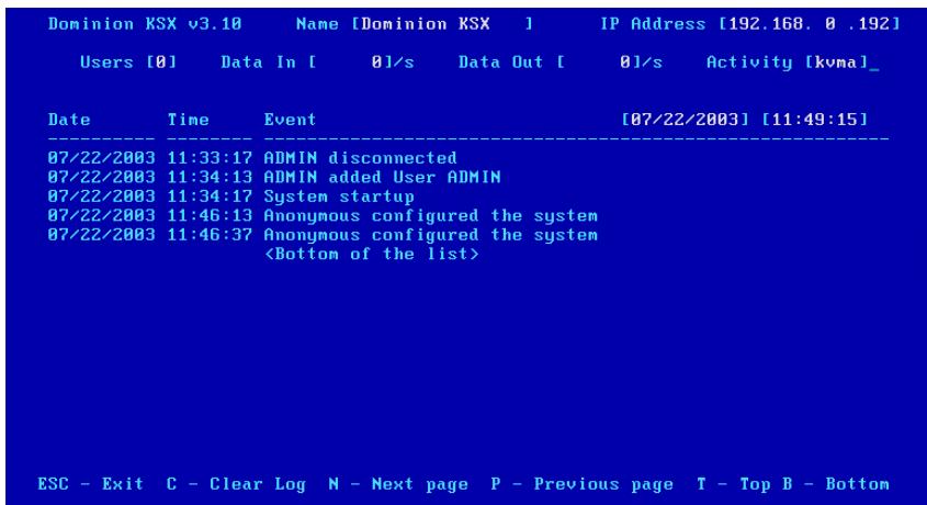 DAXTEN DOMINION KSX - View Dominion KSX Status - 1