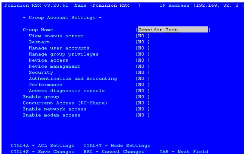 DAXTEN DOMINION KSX - Create or Change Group Accounts - 3