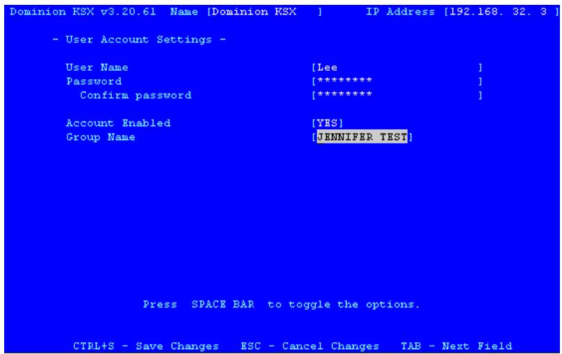 DAXTEN DOMINION KSX - Create or Change User Accounts - 3
