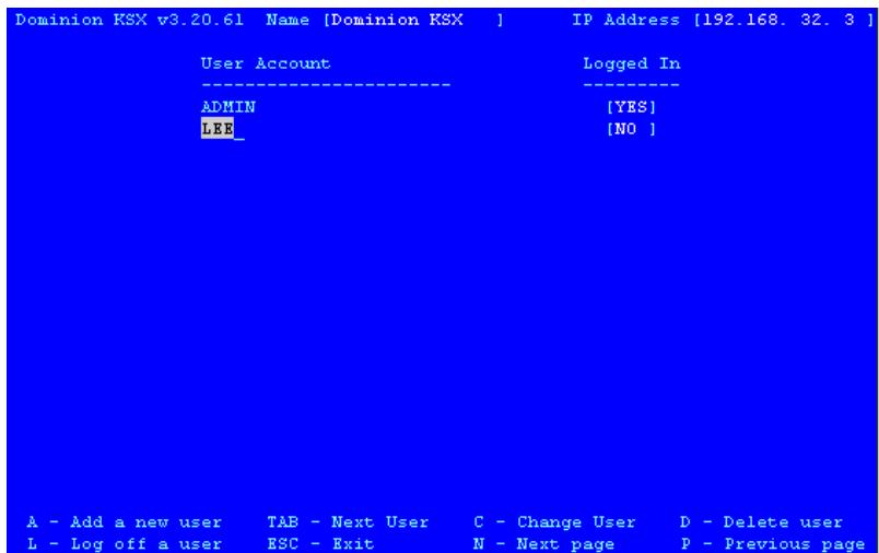 DAXTEN DOMINION KSX - Create or Change User Accounts - 2
