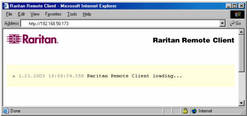 DAXTEN DOMINION KSX - Launch Raritan Remote Client (RRC) - 1