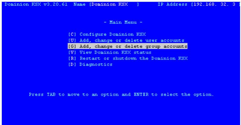 DAXTEN DOMINION KSX - Create or Change Group Accounts - 1