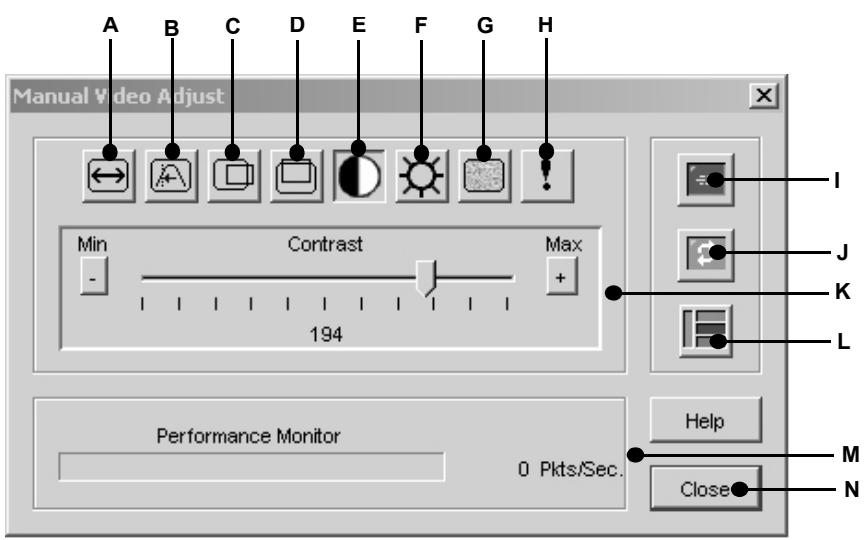 DAXTEN DSR SWITCH - To manually adjust the video quality of the window: - 1