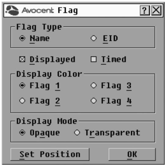 DAXTEN DSR SWITCH - To access the OSCAR interface Flag dialog box: - 1