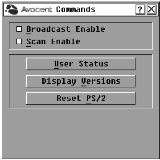 DAXTEN DSR SWITCH - To access the OSCAR interface Commands dialog box: - 1