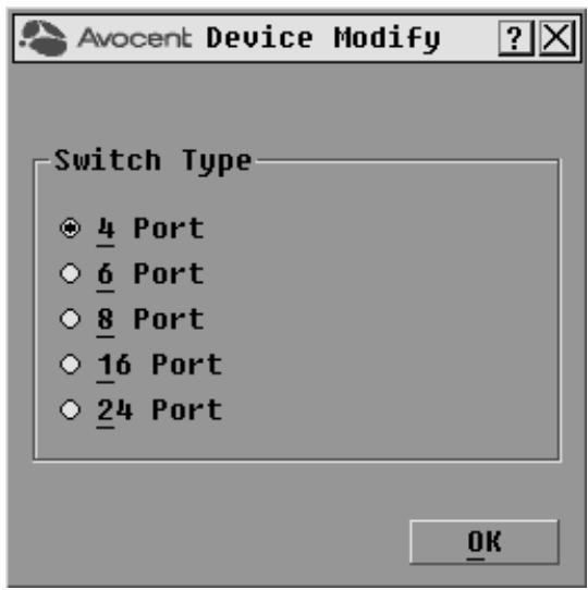 DAXTEN DSR SWITCH - To assign a device type: - 1