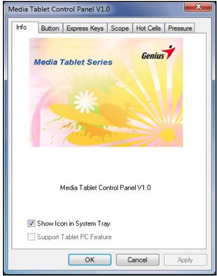 GENUIS MOUSEPEN M508 - Pen tablet configuration - 1