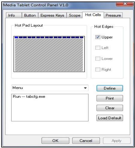 GENUIS MOUSEPEN M508 - Hot Cells define page - 1