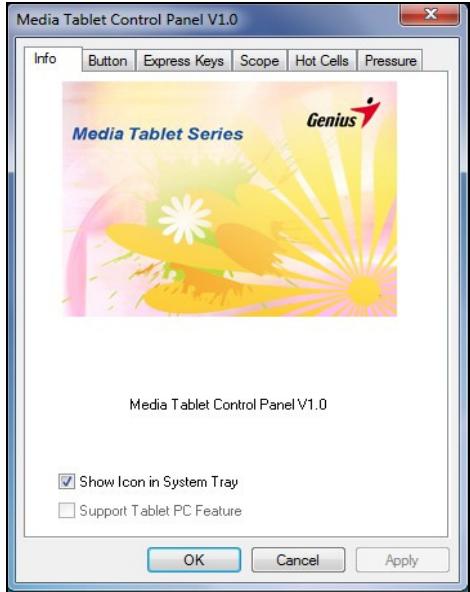 GENUIS MOUSEPEN M508W - Pen tablet configuration - 1