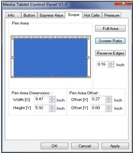 GENUIS MOUSEPEN M508W - Screen Ratio - 1