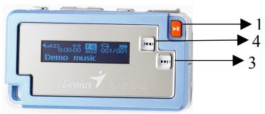 GENUIS MP3-DJ VIVID - Knowing your MP3 player - 2