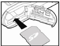 GENUIS P510 - Inserting an SD memory card (optional accessory) - 1
