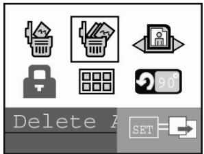 GENUIS P513 - Deleting single images/Deleting all images - 2