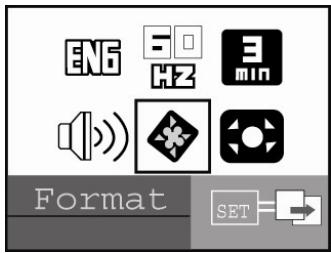 GENUIS P513 - Formatting the SD Memory Card or Internal Memory - 1