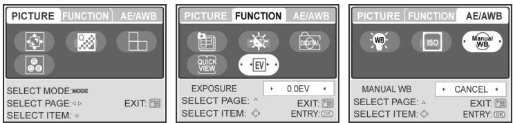 GENUIS P535 - Camera Menu - 1