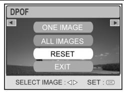 GENUIS P535 - Setting the DPOF - 1