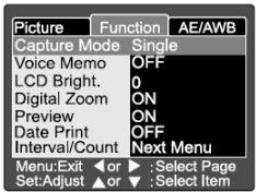 GENUIS P633 - Photography Menu (Function) - 1