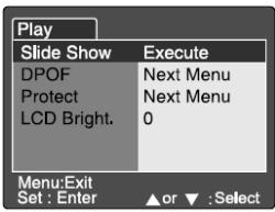 GENUIS P633 - Playback Menu - 1