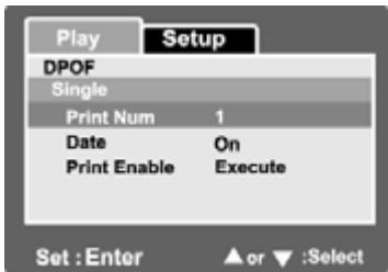 GENUIS P635 - DPOF Settings - 3