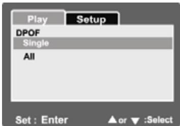 GENUIS P635 - DPOF Settings - 2