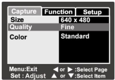 GENUIS P635 - Video Menu (Capture) - 1