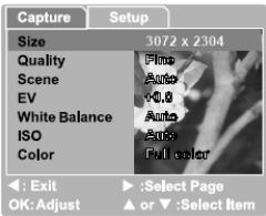 GENUIS P713 - Capture Menu - 1
