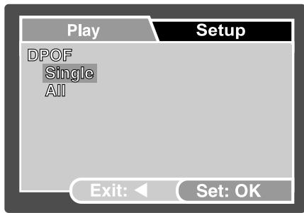 GENUIS P7533 - Setting the DPOF - 2