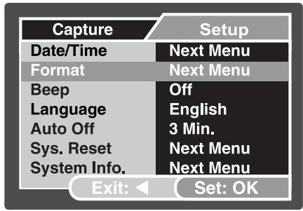 GENUIS P7533 - Formatting an SD Memory Card or Internal Memory - 1