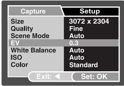 GENUIS P7533 - Adjusting the Exposure (EV Compensation) - 1