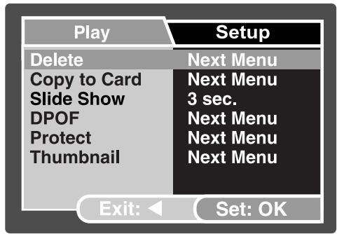 GENUIS P7533 - Playback Menu - 1