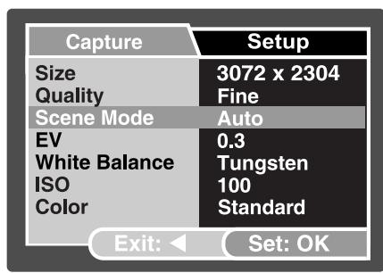 GENUIS P7533 - Scene Mode Selection - 1