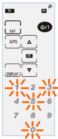 GENUIS REMOTE 815 - Input Code - 16