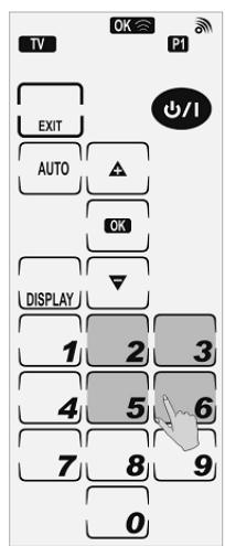 GENUIS REMOTE 815 - Input Code - 6