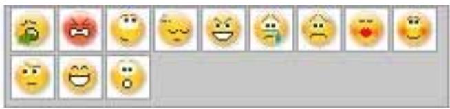 GENUIS SLIM 1320 - Use one of the following steps to select the emotion applied to your avatar: - 1
