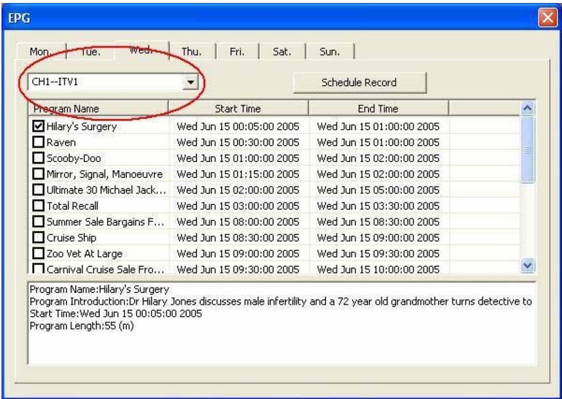 GENUIS TVGO DVB-T02Q MCE - Electronic Program Guide - 1